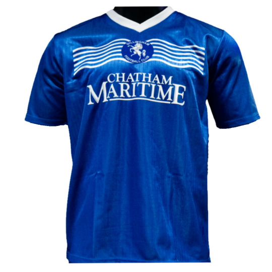 Maillot De Football Gillingham FC - Taille 2XL - Marque Macron - Occasion - Pour Supporters Ou Collection