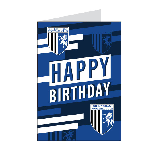 Shadow Badge Birthday Card