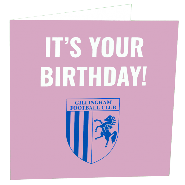 Birthday Card Badge Pink