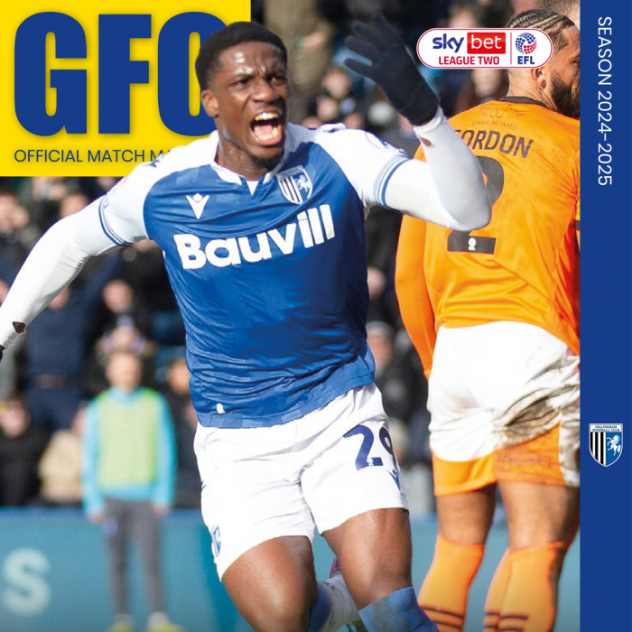 Gills v Crewe Programme